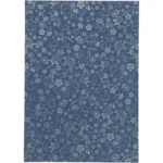 Papir, A4, svagt sølvprint, blå