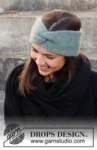 214-68 Winter Smiles Headband by DROPS Design