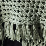 Go Handmade Granny Tencel Bamboo Sjal med Frynser