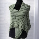 Go Handmade Granny Tencel Bamboo Sjal med Frynser