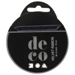 Velourbånd 10 m Blå