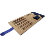 Pony Perfect Rundpindesæt Træ, 60-100 cm, 3-6 mm