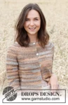 220-19 Rocky Trails Cardigan by DROPS Design