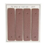 Go Handmade Remme til nitter, 8,5 x 1,8 cm, 4 stk Lavendel