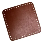 Go Handmade Taske/kurvebase 18 x 18 cm brun