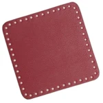 Go Handmade Taske/kurvebase 18 x 18 cm hindbær