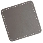 Go Handmade Taske/kurvebase 18 x 18 cm lys grå