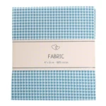 Go Handmade Stof Blå og hvide tern