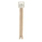 Go Handmade Nylon Lynlås 20 cm, Beige