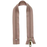 Go Handmade Nylon Lynlås 30 cm, Beige