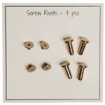 Go Handmade Skruenitter 14mm, 4 stk, Guld