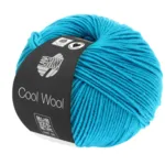Lana Grossa Cool Wool 502 Turkis blå