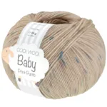 Lana Grossa Cool Wool Baby 371 Lysbeige/Turkis/Lilla