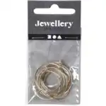 Creoler 20 mm, 8 stk Forgyldt