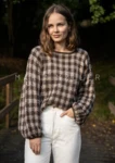 MM07 Gingham Sweater