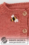 42-4 Little Bee Cardigan by DROPS Design