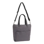 Skuldertaske til garn, mørkegrå