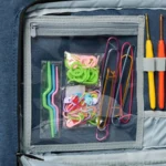 Garntaske stor, denim