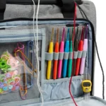 Garntaske stor, lysegrå