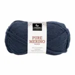 Gjestal Pure Merino 129 Indigo blå