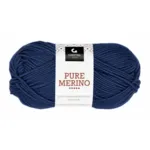 Gjestal Pure Merino 118 Marineblå