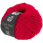 Lana Grossa Cool Wool Big 648 Karminrød