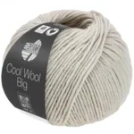 Lana Grossa Cool Wool Big 1691 Grége meleret