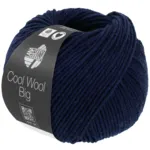 Lana Grossa Cool Wool Big 1694 Natblå meleret