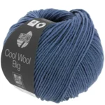 Lana Grossa Cool Wool Big 1627 Blå meleret