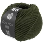 Lana Grossa Cool Wool Big 1695 Vadmelsgrøn meleret