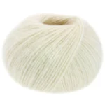 Lana Grossa Natural Alpaca Pelo 01 Råhvid