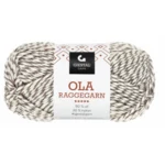 Gjestal Ola Raggegarn 705 Natur/brun mouliné