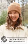 234-28 Cinnamon Beanie by DROPS Design