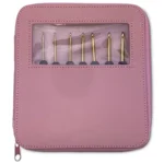 HobbyArts Hæklenålesæt - Sort/Rosa