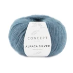 Katia Alpaca Silver 277 Blå-sølv