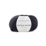 Katia Alpaca Silver 263 Sølv-sort