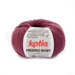 Katia Merino Baby 078 Mørk mauve