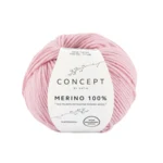 Katia Merino 100% 007 Meget lys rosa
