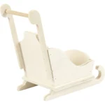 Slæde, str. 8x5x9 cm