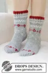 234-75 Christmas Sparkle Socks by DROPS Design