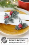 0-1588 Holly Napkin Rings by DROPS Design