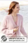 240-6 Climbing Rose Cardigan by DROPS Design