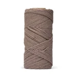 LindeHobby Macrame Lux, Knyttegarn, 2 mm 02 Mørk beige