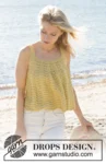 240-13 Canary Belle Top by DROPS Design