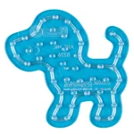 Hama Maxi stiftplade, transparent - Lille hund 8226