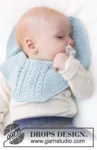 45-16 Cables and Cuddles Bib by DROPS Design
