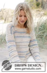 239-22 Jewels Tide Sweater by DROPS Design