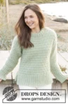 Scottish Thistle Sweater by DROPS Design