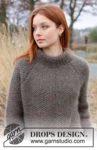 244-4 Forest Trails Sweater by DROPS Design