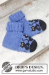 244-44 Bewitched Cat Socks by DROPS Design
